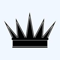 A crown icon on a white background vector