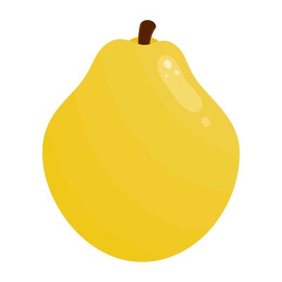 Quince Fruit Is A Fruit That Has A Unique Sour, Astringent Taste. This Fruit Usually Grows In Subtropical Climates