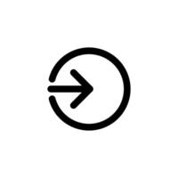 Log in Icon. Login. vector