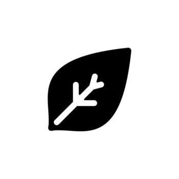 Leaf icon. Leaf vector