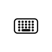 Keyboard icon. Keyboard. vector