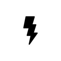Lightning icon, Thunder, Lightning bolt, Energy, vector