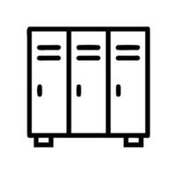 Locker locker icon isolated on white background vector