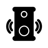 Speaker icon isolated on white background vector