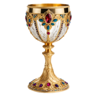 ornate decorative goblet isolated on transparent background png