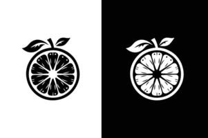 Flat style orange icon silhouette. Orange icon in flat black style, isolated on white background vector