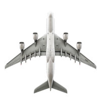 Plane isolated on transparent background, realistic Ai image png