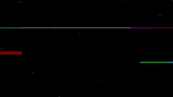 A old damaged VCR playing, VHS tape playing, over noise texture, Static noise, glitch effect, cassette recorder, bad signal with text rec. TV noise, vintage animation motion black background video