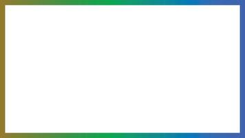 Dark Yellow Shade, Green and Blue colors Rectangle Frame vector