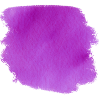 A dynamic Magenta watercolor brush stroke with rough grunge textures and faded edges png