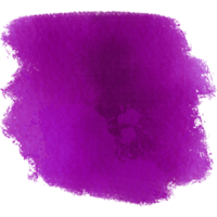 A rugged Magenta watercolor stroke with raw edges and a soft finish png