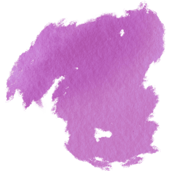 Magenta Aquarell Bürste Schlaganfälle Fading in Rau roh Hand gezeichnet Grunge inspiriert endet png