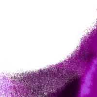 Magenta brush stroke transitioning from gritty to smooth watercolor washes png