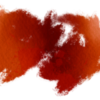 A rugged Orange brush stroke with raw grunge edges and smooth watercolor blending png