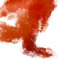 Soft Orange brush stroke with rugged grunge textures and smooth blending png