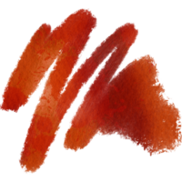 A faded Orange stroke with grunge edges and smooth blending png