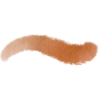 A soft Orange watercolor to brush stroke with rugged hand drawn grunge marks png