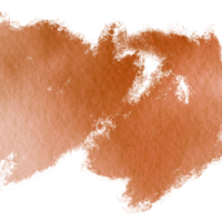 Orange watercolor brush strokes merging into rough textured grunge inspired effects png