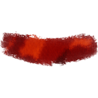 Beautiful Orange watercolor strokes blending into textured rough grunge edges png