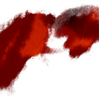 A vibrant Orange watercolor stroke fading into delicate grunge like textured finishes png