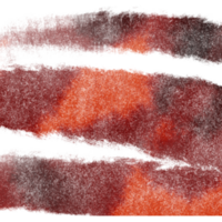A rugged Orange stroke with gritty textures and a seamless watercolor finish png