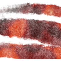 A textured Orange stroke with rugged grunge elements and soft watercolor transitions png