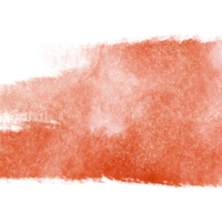 A textured Orange brush stroke merging rough grunge elements with soft watercolor effects png