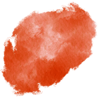 A rough Orange stroke seamlessly blending grunge textures with soft watercolor gradients png