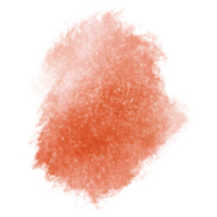 A faded Orange stroke merging rough textures with smooth watercolor transitions png