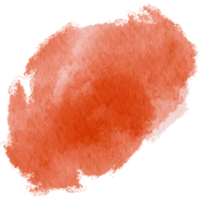 A textured Orange stroke merging grunge elements into soft watercolor transitions png