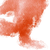 Orange stroke blending rugged textures with fluid watercolor blending png