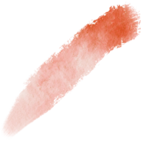 A rough edged Orange stroke merging gritty textures with smooth watercolor fades png