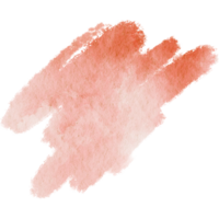 A textured Orange stroke merging rough textures with fluid watercolor washes png