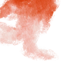 A bold Orange stroke blending distressed textures with fluid watercolor blending png