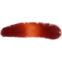 A rough edged Orange stroke blending distressed textures with fluid watercolor washes png