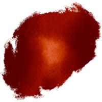 A bold Orange stroke blending rugged elements with fluid watercolor transitions png
