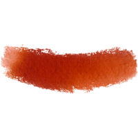 Grunge textured Orange stroke dissolving into smooth watercolor hues png