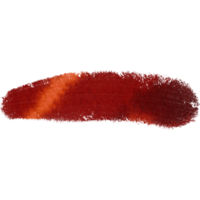 Orange brush stroke with textured finish blending into soft watercolor shades png