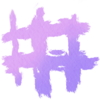 A rough Pastel brush stroke with rugged grunge edges and smooth watercolor blending png