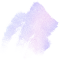 Pastel stroke with rough edges and smooth watercolor blending png