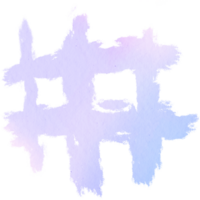 A textured Pastel brush stroke that merges rough grunge elements with soft watercolor washes png