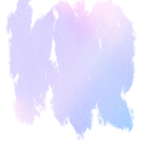 A bold Pastel stroke blending rough textures into smooth watercolor washes png