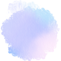 A rough edged Pastel stroke blending grunge textures with soft watercolor tones png