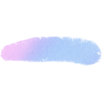 Pastel brush stroke with rugged texture fading into soft watercolor tones png