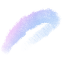 Pastel brush stroke with rugged edges dissolving into delicate watercolor shades png