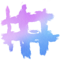 A rough Pastel brushstroke transitioning into delicate watercolor gradients png