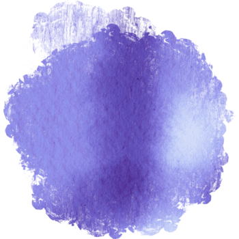 Hand gezeichnet lila Aquarell Schlaganfälle mischen in robust texturiert Grunge inspiriert endet png