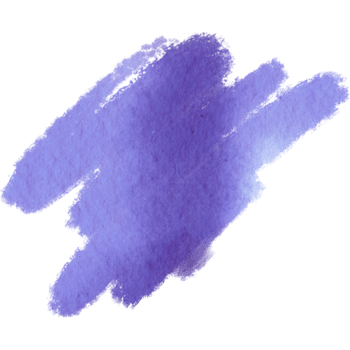 Hand gezeichnet lila Aquarell Schlaganfälle mit texturiert Fett gedruckt Grunge inspiriert endet png