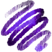 Purple brush stroke with rugged textures and a smooth watercolor gradient png