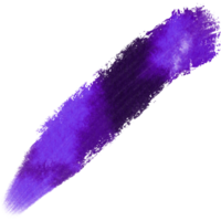 Purple brush stroke with rough textures and soft watercolor blending png